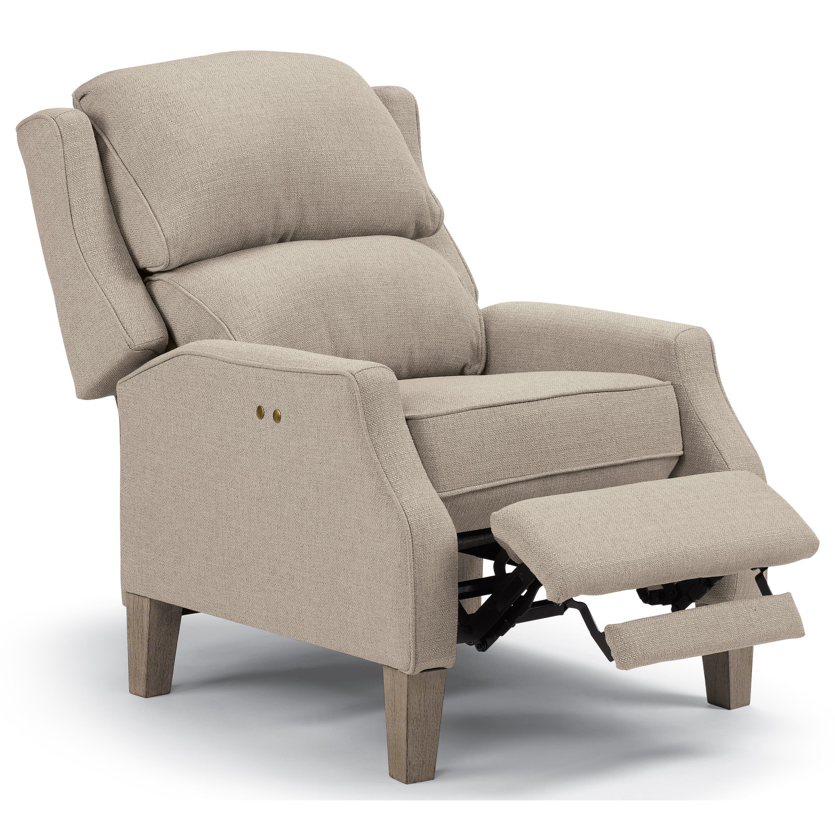 Best Home Furnishings Medium Recliners Pauley Three Way Recliner